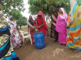 7 women groups in hands on training