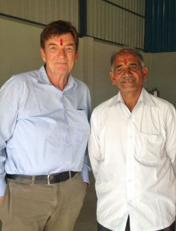 Madanlal und Patrick Hohmann