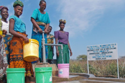 Water well donated by Friends of bioRe Foundation